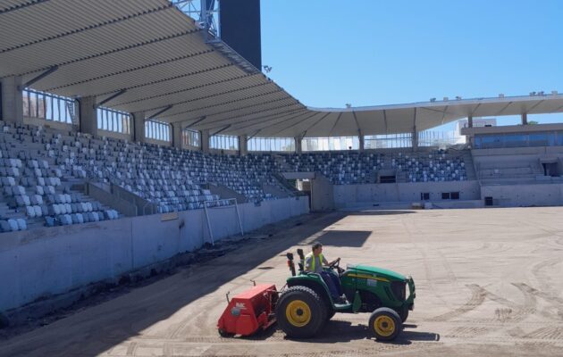 Stadion dokončování