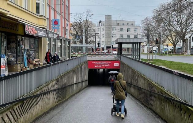 Podchod u Centrálu (Foto: Michal Tvardák)