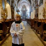 Ministrant Patrik Müller z Roudnice