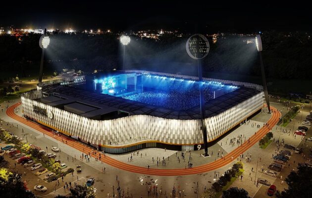 Nový multifunkční stadion v Hradci