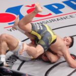 Zápasník MMA Jaroslav Pokorný při galavečeru Oktagonu v Pardubicích (sobota 6. listopadu 2021).